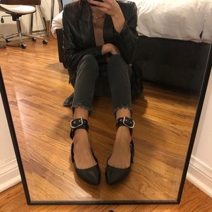 Alice + Olivia Buckle Flats
